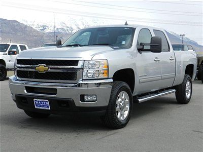 Crew cab ltz 4x4 6.6 duramax diesel allison trans leather bose heated saets auto