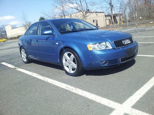 2002 aud a4 3.0l quattro - manual trans - no reserve auction!!