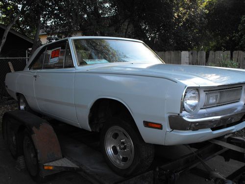 1970 dodge dart drag race/street machine california rust free roller project