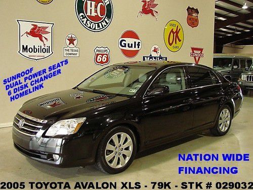 2005 avalon xls,v6,sunroof,leather,6 disk cd,17in wheels,79k,we finance!!