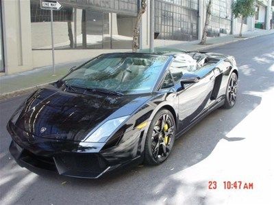 2012 lp550 spyder  black/black