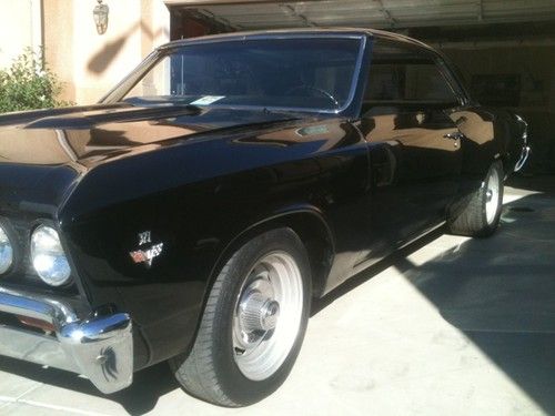 1967 chevy chevelle malibu 2 door black