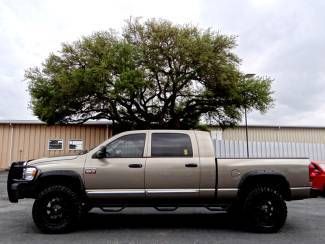 Lifted laramie mega 6.7l i6 4x4 heated seats sirius navigation nitto fuel b&amp;w