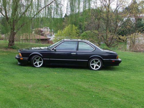 1983 bmw  model 633csia  baltic blue  2 door