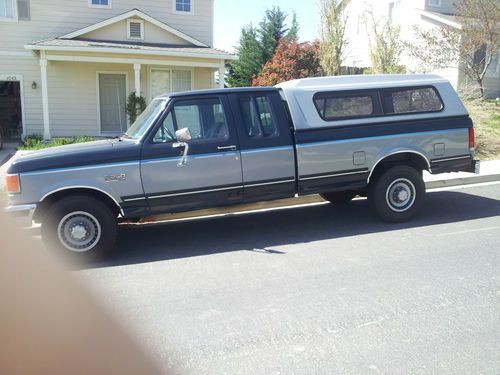 1990 ford f-250 custom extended cab pickup 2-door 7.3l