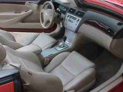 Convertible, leather seats, red exterior, tan interior, cd player, 6 cyl, image 10