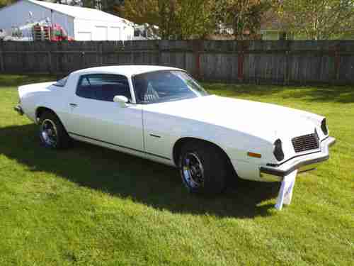 Chevrolet 1977 Camaro LT coupe White, 350 4 bolt, image 3