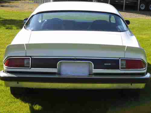 Chevrolet 1977 Camaro LT coupe White, 350 4 bolt, image 7