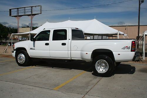 2007 gmc slt sierra 4x4 crew cab 3500  dually duramax diesel