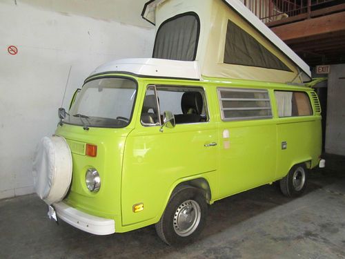 1975 vw camper bus westfalia
