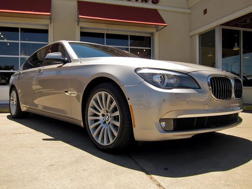 2009 bmw 750li, 1-owner, 23k miles, dvd, sport package, luxury seat package!