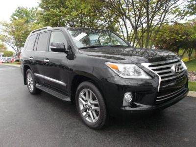 2013 lexus lx570 black on black!  lifetime powertrain warranty!