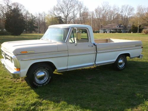 1971 ford f100 sport custom w/ 117,251 original miles