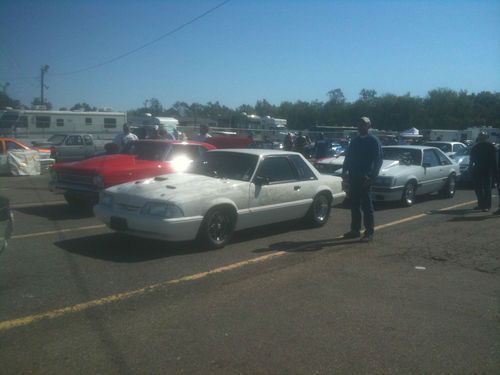 87 fox body mustang drag radial car