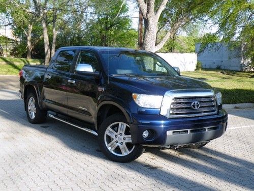 2008 toyota tundra limited crewmax 4x4 automatic navigation 1 owner