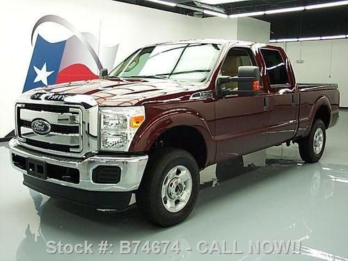 2012 ford f250 4x4 crew 6.2l v8 6-pass bedliner tow 55k texas direct auto