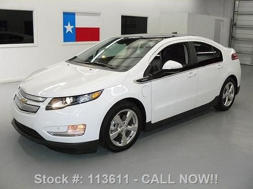 2012 chevy volt premium hybrid electric rear cam 6k mi! texas direct auto