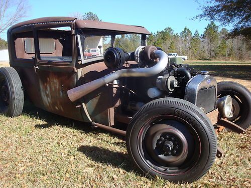 1929 ford model a   cummins powered  hot rod  rat rod