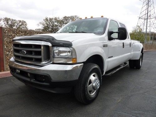 02 f350 drw 4wd xlt diesel 7.3l supercrew nice tx!