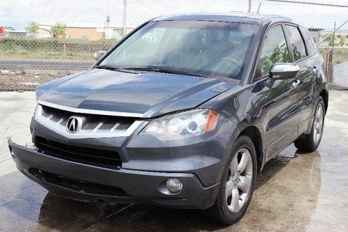 2007 acura rdx awd tech pkg damadge repairable rebuilder clean title!! runs!!!