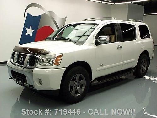 2006 nissan armada le 4x4 7pass leather sunroof dvd 39k texas direct auto