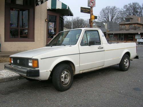 1983 volkswagen rabbit diesel pickup with 35gal grease tank (83 vw veggie wvo)