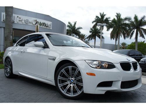 2011 bmw m3 convertible,m double clutch,technology,premium,ipod,florida car!!!