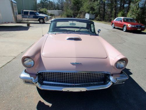 1957 ford thunderbird convertible one owner both tops auto ac nice car!!!!!