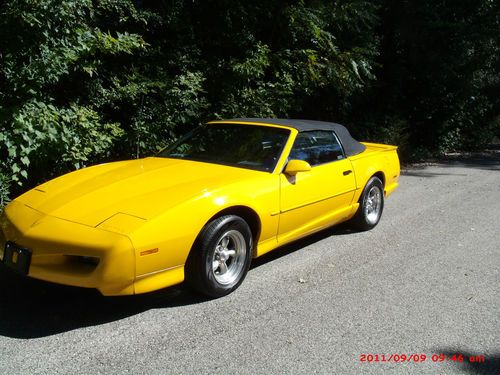 1991 pontiac firebird convertable 2-door 3.1l