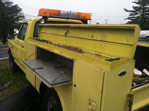 1988 FORD F250 UTILITY TRUCK READING BODY 2WD 71K, image 5