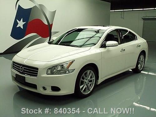 2010 nissan maxima 3.5 sv sunroof rear cam htd leather texas direct auto