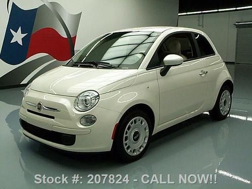 2012 fiat 500 pop 5-speed cruise control cd audio 29k texas direct auto