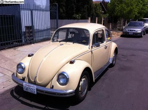 1969 volkswagen beetle 1600cc w/sunroof