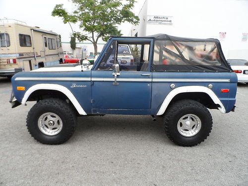 1975 ford bronco custom sport utility 2-door 5.0l 302 cobra with gt40 heads