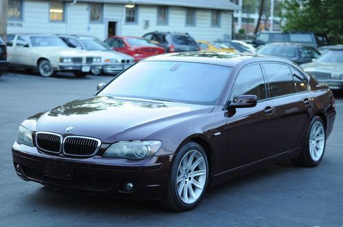 2006 bmw 750li  sport package navigation runs great salvage no reserve!!!!