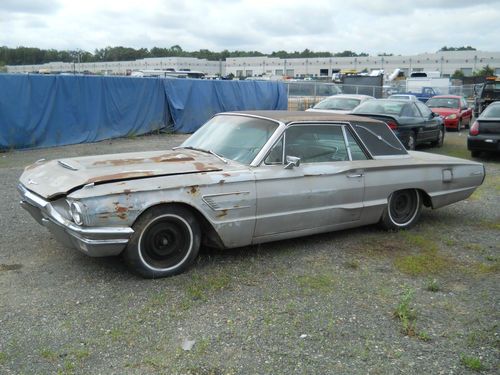 1965 ford thunderbird v-8 automatic / rebuilt engine/new carburetor/project car