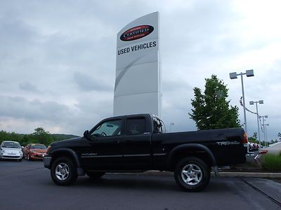 Black 2000 pick up 4x4 limited double cab clean carfax trd v8 4.7l
