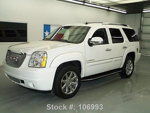 2008 gmc yukon denali awd sunroof nav dvd rear cam 49k texas direct auto