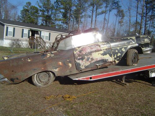 1957 cheverolet convertible; belair;