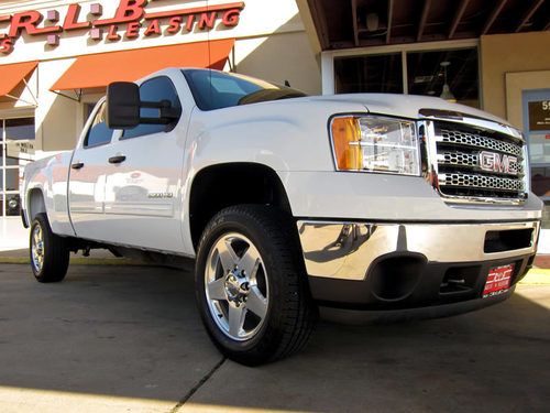 2012 gmc sierra 2500hd crew cab sle 4x4, 1-owner, 20" polished alloy wheels!