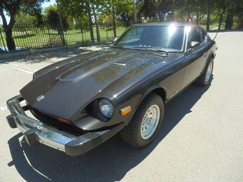 1978 datsun 280 z , very clean original car, black pearl , 5 speed.