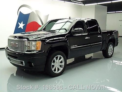 2009 gmc sierra denali crew nav rear cam htd seats 44k texas direct auto