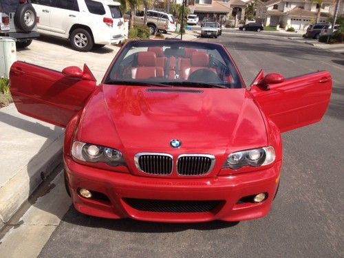 2004 bmw m3 e46 - red on red