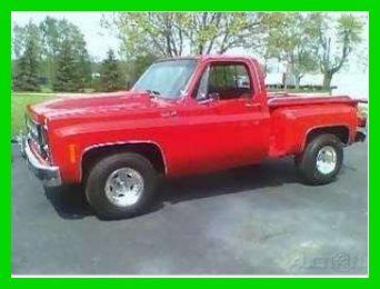 1979 gmc sierra 1500 pickup truck small block, lots of chrome