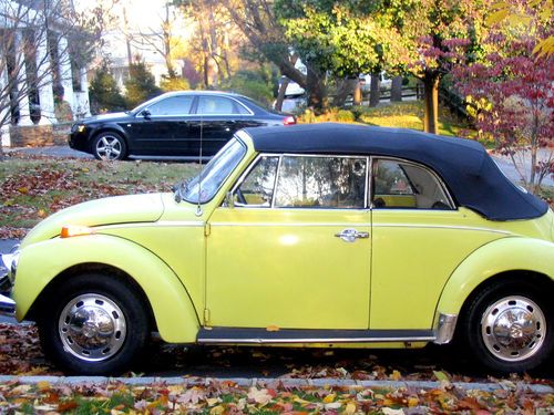 1973 vw  beetle converitble