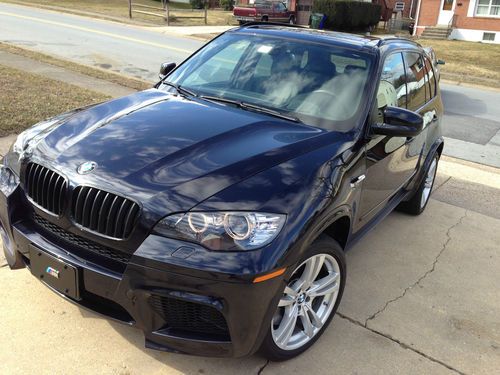 2012 bmw x5m x5 m 18k miles no reserve maintenance included rare black carbon