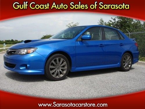 2009 subaru impreza sedan wrx 1-owner! awd! carfax cert! clean!