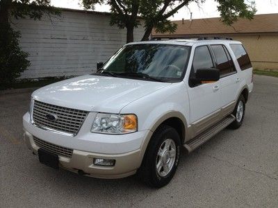 Eddie bauer edition, 4x4, leather, sunroof, 3rd row, rear a/c, dvd, very clean!