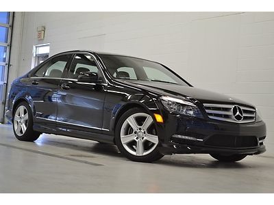 11 mercedes benz c300 sport 4matic 12k certified moonroof heated seats bluetooth