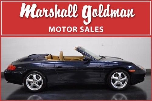 1999 porsche 996 cabriolet tiptronic midnight blue 17rims pwr seats 46000 miles